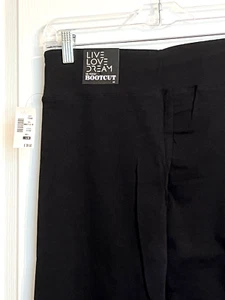 Neu mit Etikett Aeropostale Damen-Bootcut-Yogahose LIVE LOVE DREAM schwarz Größe LG - Bild 1 von 2