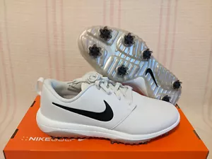 Nike Roshe G Tour Golf Shoes Spikes Summit White Black AR5580 100 Men's Size 11 - Picture 1 of 13