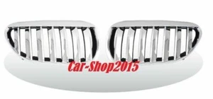 Fits For 04-10 BMW E63 E64 M6 Convertible Coupe Front Grille Chrome & Black - Bild 1 von 1