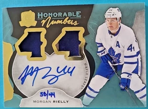 2016-17 Morgan Rielly The Cup HN-MR Numeri Onorevoli Autografo Auto Patch /44 - Foto 1 di 3
