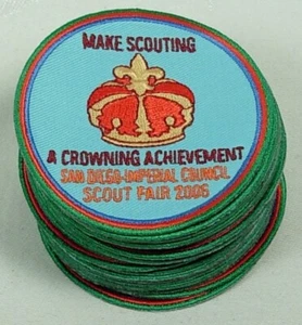 BOY SCOUT BSA SAN DIEGO CONSIGLIO IMPERIALE SCOUT FIERA 2006 LOTTO DI 25 TOPPE - Foto 1 di 3