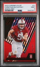 2023 Chronicles DP Christian McCaffrey Zenith Red /149 PSA 9 🔥🔥🔥