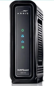 Arris Surfboard Docsis 3.0 Cable Modem SB6190 Cox SPECTRUM Comcast XFINITY BLACK - Picture 1 of 24