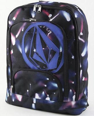 MUJER NIÑA VOLCOM SCHOOLY V MOCHILA CÓSMICA MULTI LOGO BOLSO ESCOLAR NUEVO $65 Foto 1 de 3