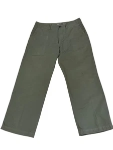 Pantalones chinos verdes Banana Republic para hombre 33/30 algodón calce relajado trabillas SP 07 - Imagen 1 de 16