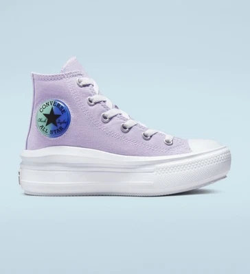 Converse Chuck Taylor All Star Move Plataforma Alto Gel Parche Lavanda Niños Talla 2.5 Foto 1 de 4