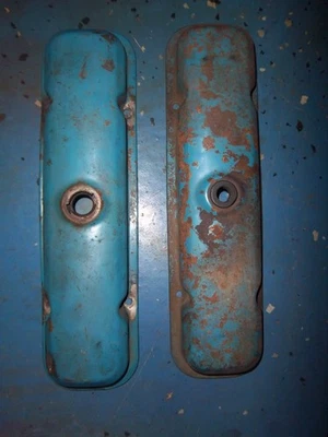 Cubiertas de válvula Pontiac V8 1967-1981 goteo de aceite GTO Firebird 350 gotero Foto 1 de 3