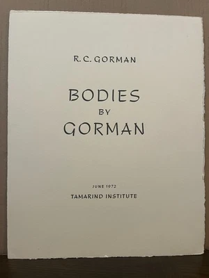 Gorman, R.C. "Bodies by Gorman" - Tres impresiones y cubierta    Foto 1 de 4