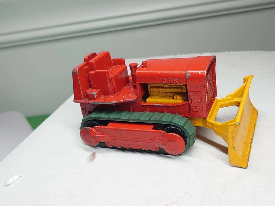 No. Bulldozer tractor caja de cerillas Lesney 16 vintage con peldaños Foto 1 de 1