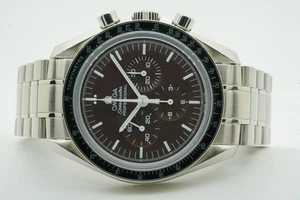 Omega Speedmaster Moonwatch 311.30.42.30.13.001 31130423013001 42mm Brown Dia... - Picture 1 of 1
