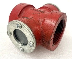 Sight Glass, Flow Indicating, In-Line, 1" NPT Female x Female Full Port - Picture 1 of 4