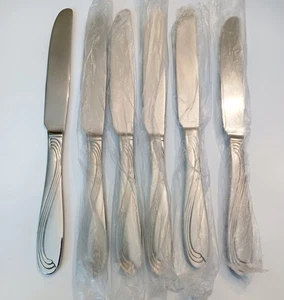 (6) NUEVOS cuchillos de cena de acero inoxidable Oneida CRESTA ~ China ~ Envío gratuito - Imagen 1 de 6
