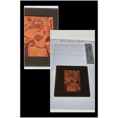 WAYNE GRETZKY LA KINGS Vintage Photo Original 35mm Color Negative RARE!!! - Image 1 of 4