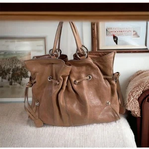 Coccinelle Women's Leather 2Way Bag Brown, Large, A4 Fit, Removable Shoulder - Picture 1 of 12