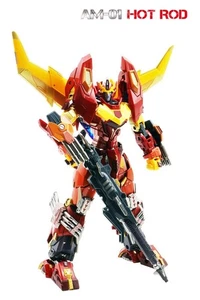 AM-01 Alloy Model Toys HOT ROD Rodimus Prime Action Figure Collection New - Picture 1 of 6