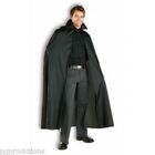 56' BLACK MAGIC CAPE Adult Magicians Vampire Dracula Wizard Costume Long Collar 
