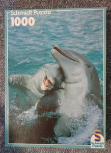 Schmidt Double Dolphin Puzzle 1000 Piece - Dolphins 02377 New Open Box 19” x 26” - Picture 1 of 5