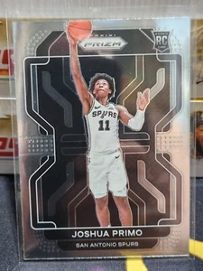 2021-22 Panini Prizm Joshua Primo #298 RC Rookie Card San Antonio Spurs PWE - Picture 1 of 2