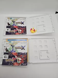 Pokemon X & Y - Nintendo DS - Leerhüllen -Nur Box 2x - Ohne Spiel + Glurak Figur - Bild 1 von 4