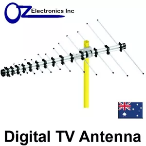 Digital TV Outdoor Antenna UHF VHF FM 4 AUSTRALIAN conditions City Country Areas - Picture 1 of 5