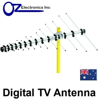 Digital TV Outdoor Antenna UHF VHF FM 4 AUSTRALIAN conditions City Country Areas - image 1 of 4