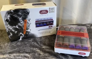Hot Hair Rollers Vidal Sassoon Model VS-371 SlimSetter 10 Travel Portable - Picture 1 of 12