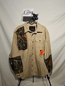 Tallwoods Mossy Oak Herren L Stretch Jagd Schießen Hemd Khaki & Camouflage UVP $ 69 - Bild 1 von 9
