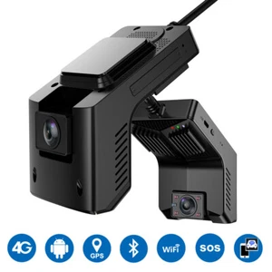 HD 4G Dash Cam w/ IR Night Vision Inside Android WiFi GPS Tracking Dual Car DVR - Picture 1 of 9