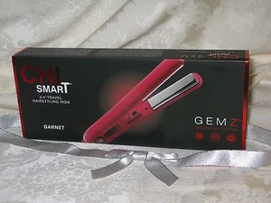 CHI Smart "Garnet" 3/4" Travel Hairstyling/Straightening Iron. GEMZ Technology. - Picture 1 of 2
