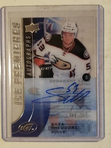 2015-16 Ice Premieres SHEA THEODORE AUTO RC! #IPAST 359/499 Anaheim Ducks! - Picture 1 of 2