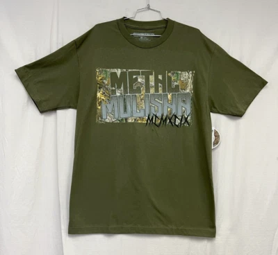 Camiseta Masculina Metal Mulisha Mapeada Verde Militar Grande ERA US$ 24,00 - Imagem 1 de 2
