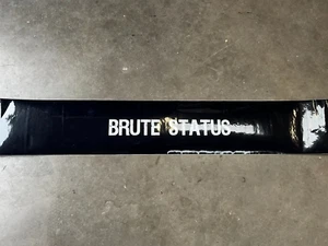 Brute Status Gloss Black Sun Strip - 130 cm x 20 cm - Bild 1 von 3