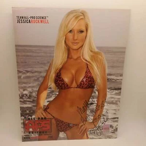 Autentica foto autografa firmata squadra APS Jessica Rockwell 8,5 x 11 a colori - Foto 1 di 3