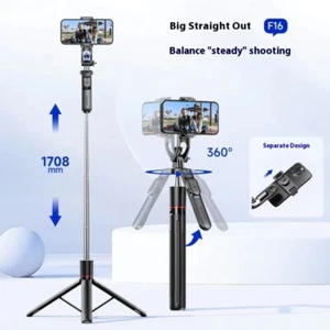 F16 Wireless Bluetooth Selfie Stick Anti Shake Foldable Monopods  Take Pictures - Photo 1 sur 11