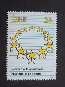 (1) Sello irlandés MNH-Scott # 747-Parlamento Europeo-Estrellas de bandera - Imagen 1 de 1