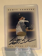 1996 Scott Sanders Leaf Signature Series Gold
