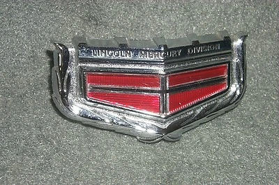 NOS Header Panel Emblem 1974 Mercury Montego MX-Brougham-Grill/Hood Ornament 74 - Image 1 of 4