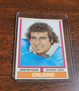 1974 Topps John Matuszak Rookie Card # 148 Houston Oilers VG/EX