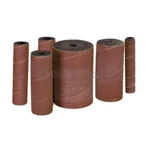 KIT MANICOTTI NASTRI ABRASIVI GR 80 PER LEVIGATRICE A MANDRINO SCHEPPACH OSM100 - Foto 1 di 2