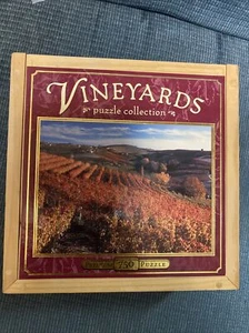 Colección Puzzle VINYARDS Un SABOR de ITALIA 750 Piezas En CAJA DE MADERA 2003 USADO. - Imagen 1 de 9