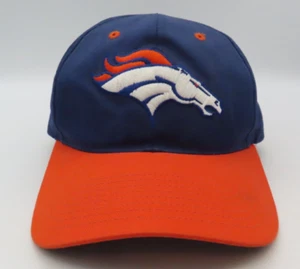 Denver Broncos Orange Blue Embroidered NFL Baseball Hat Cap Snapback - Picture 1 of 14