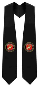 U.S Marine Corps Stole - Military Graduation Stole - Picture 1 of 1