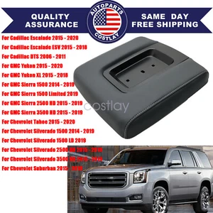 Middle Seat Black Console Armrest Lid For Silverado Sierra 2015-2019 22881398 US - Picture 1 of 14