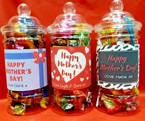Dulces / frasco de chocolate personalizado lleno del Día de la Madre - regalo regalo mamá - Imagen 1 de 14