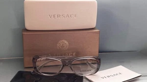 Versace MOD 1251 1424 Wrap Lilac Frame Eyeglasses $450 NIB #31 - Picture 1 of 7