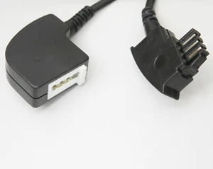 TAE Przedłużacz Telefon Kabel Wtyczka Gniazdo 10 metrów M  - Zdjęcie 1 z 3