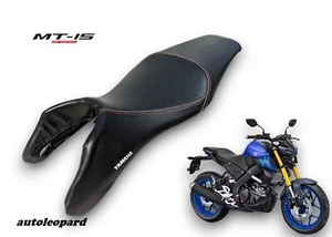 FUNDA ASIENTO BICICLETA YAMAHA MT 15, CALIDAD PREMIUM HECHA A MANO, SE ADAPTA A LA TALLA - Imagen 1 de 5