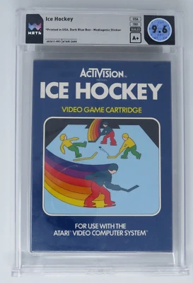 New Ice Hockey Atari 2600 Sealed Video Game Wata Graded 9.6 A+ Seal 1981 - Image 1 of 4