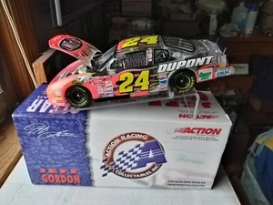 1:24 ACTION 2001 #24 DUPONT FLAMES MONTE MONTE CARLO JEFF GORDON CLEAR CAR - Picture 1 of 8