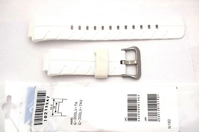 RELOJ CASIO G-SHOCK CORREA ORIGINAL 10212247 CORREA PARA MODELO G-300 G300 COLOR BLANCO Foto 1 de 2